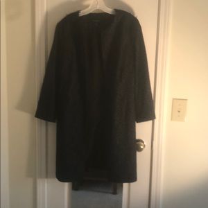 Talbots green/blk lace topper size 14